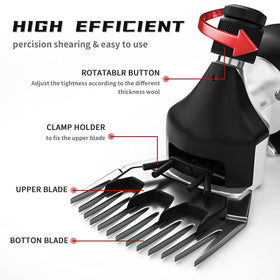 Dragro sheep shears multi-speed control to adapt to different livestock