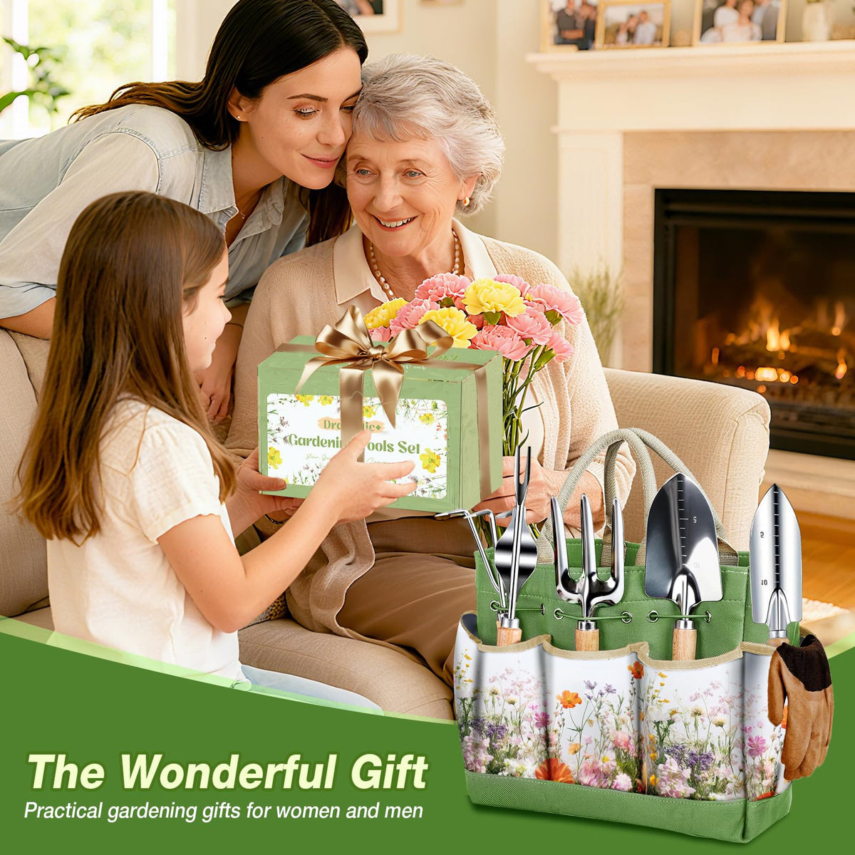 Drametic+ gardening gloves protect hands during planting and maintenance
