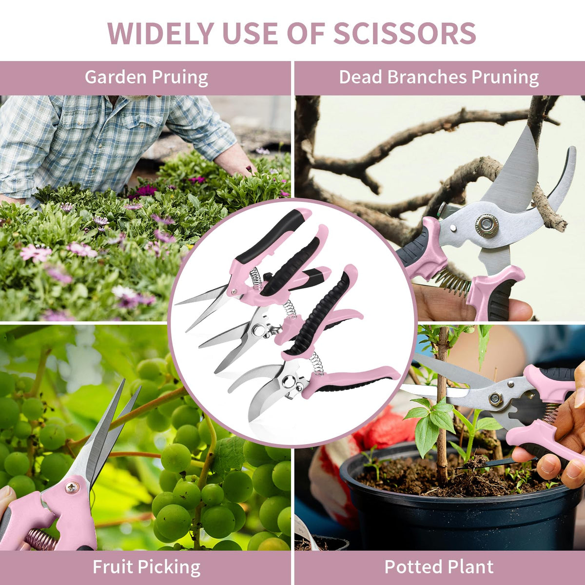 Drametic+ lightweight yet durable pruning shears for everyday gardening tasks.