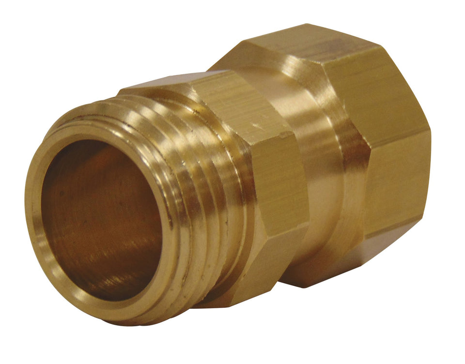 Dramm Brass Hose Swivel live-rotator reduces kinks for easier watering tasks.