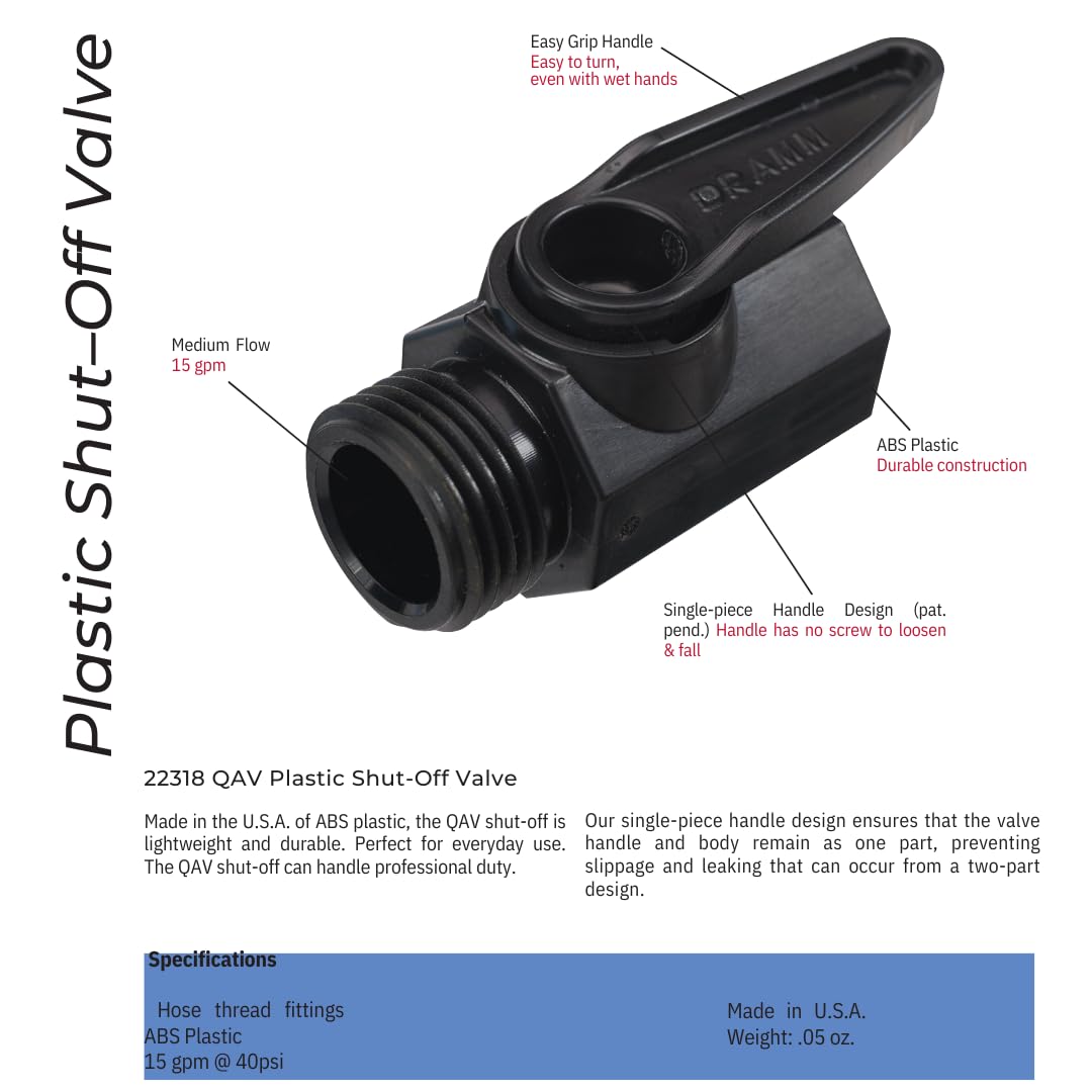 Dramm Classic Rain Watering Wand aluminum build offers light durability.