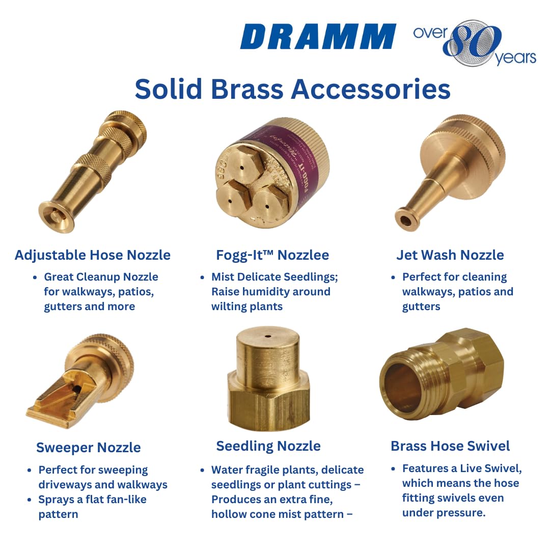 Dramm-made-in-usa hose swivel delivers reliable, professional-grade performance.