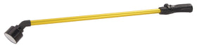Dramm One Touch Rain Wand angled spray demonstrates gentle, full-flow watering