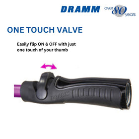 Dramm Rain Wand color options coordinate with Color Storm hose for a cohesive setup.