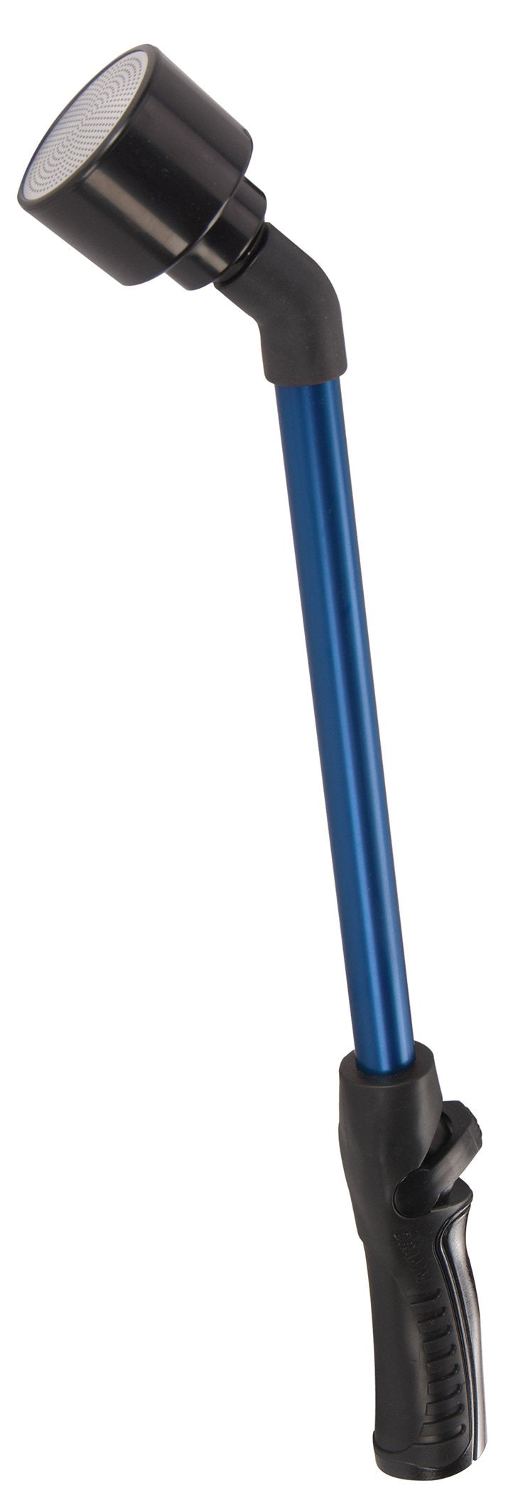 Dramm Rain Wand with One Touch Thumb Valve provides precise 16-inch blue watering.