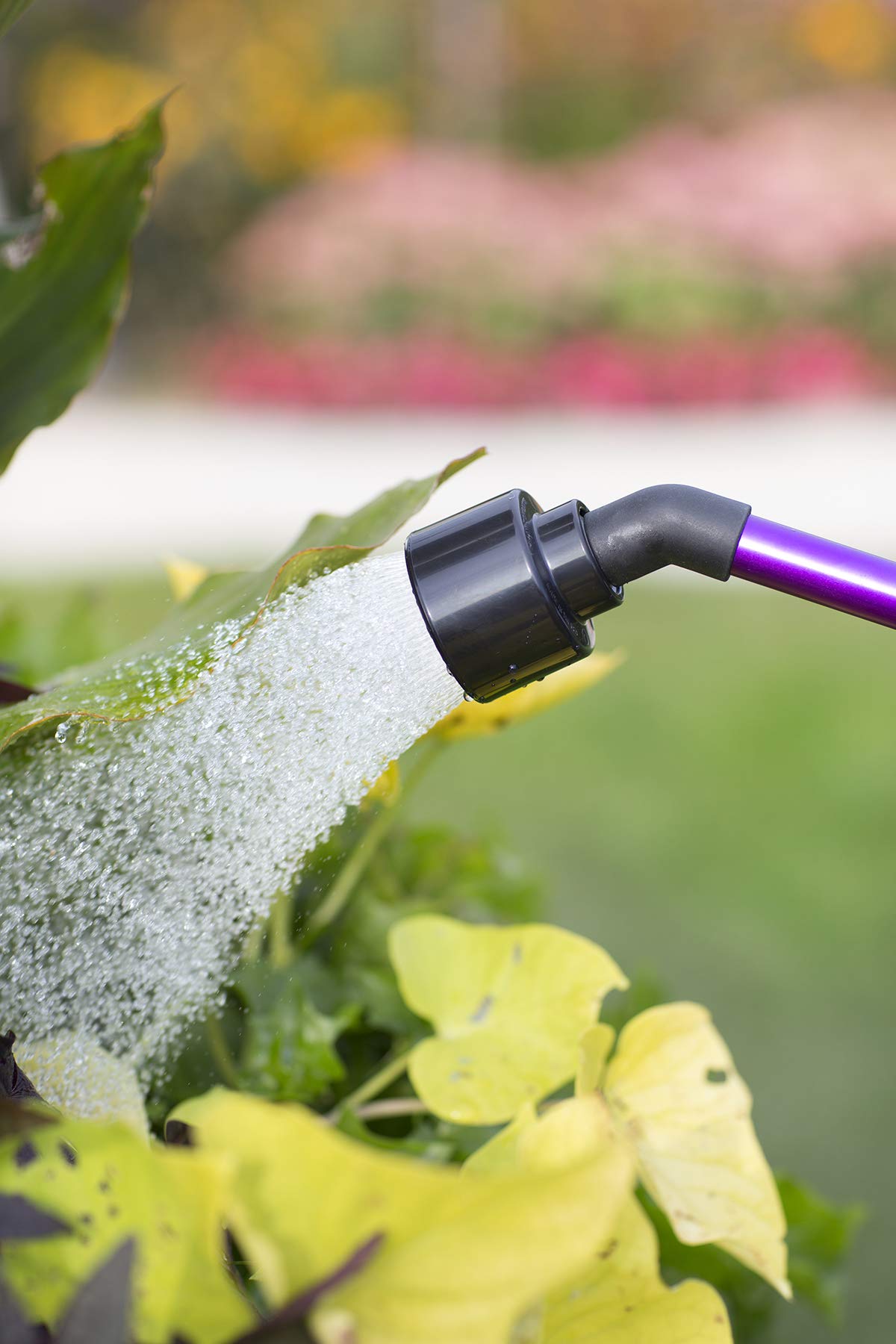 Dramm Rain Wand rubber over-mold grip adds comfort and durability.