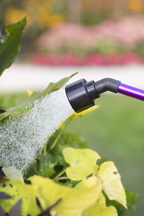 Dramm Rain Wand rubber over-mold grip adds comfort and durability.