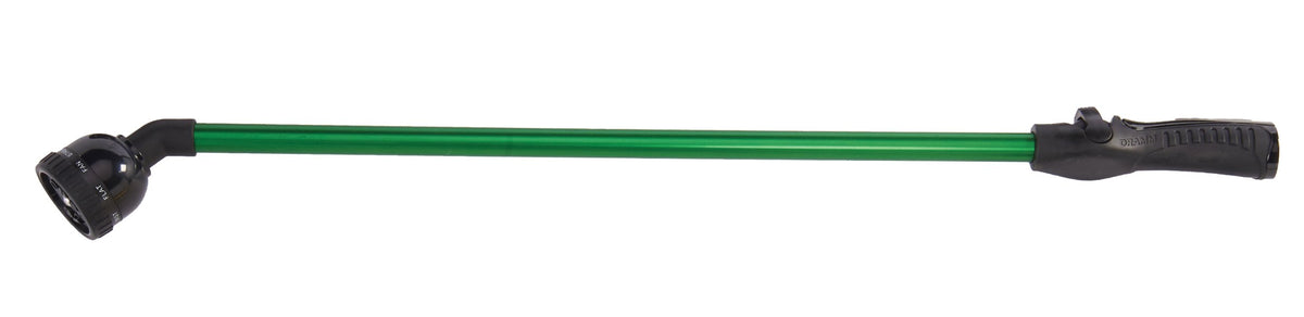 Dramm RainSelect rain wand with 30-inch reach for precise watering.