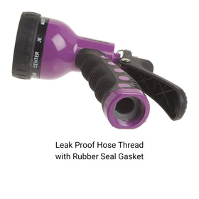 Dramm Revolver ergonomic rubber grip reduces hand fatigue during use.