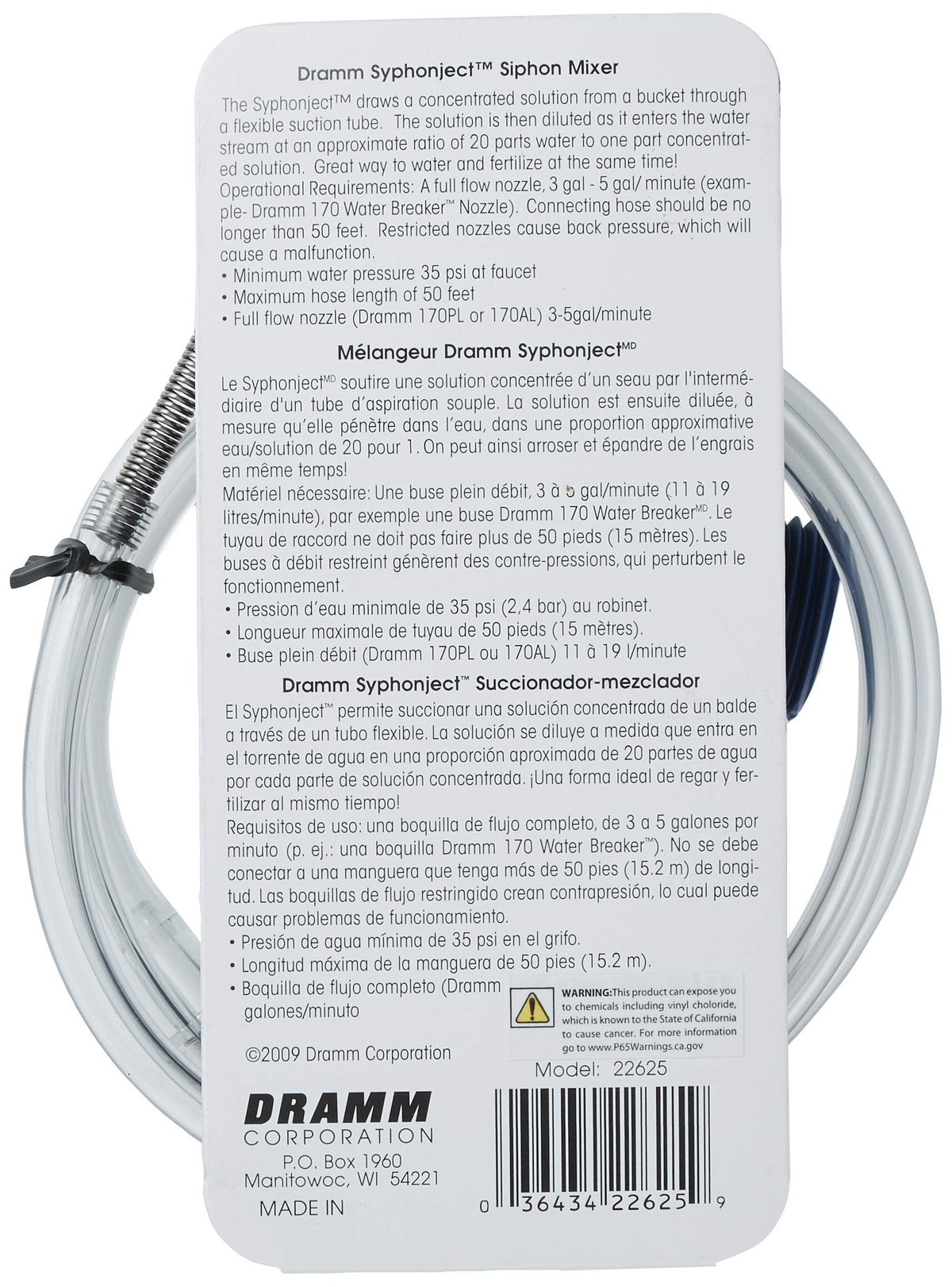 Dramm water-fertilizer mixing action streamlines irrigation routines.