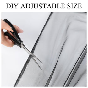 Draphelle easy-care machine washable curtains for quick cleanup