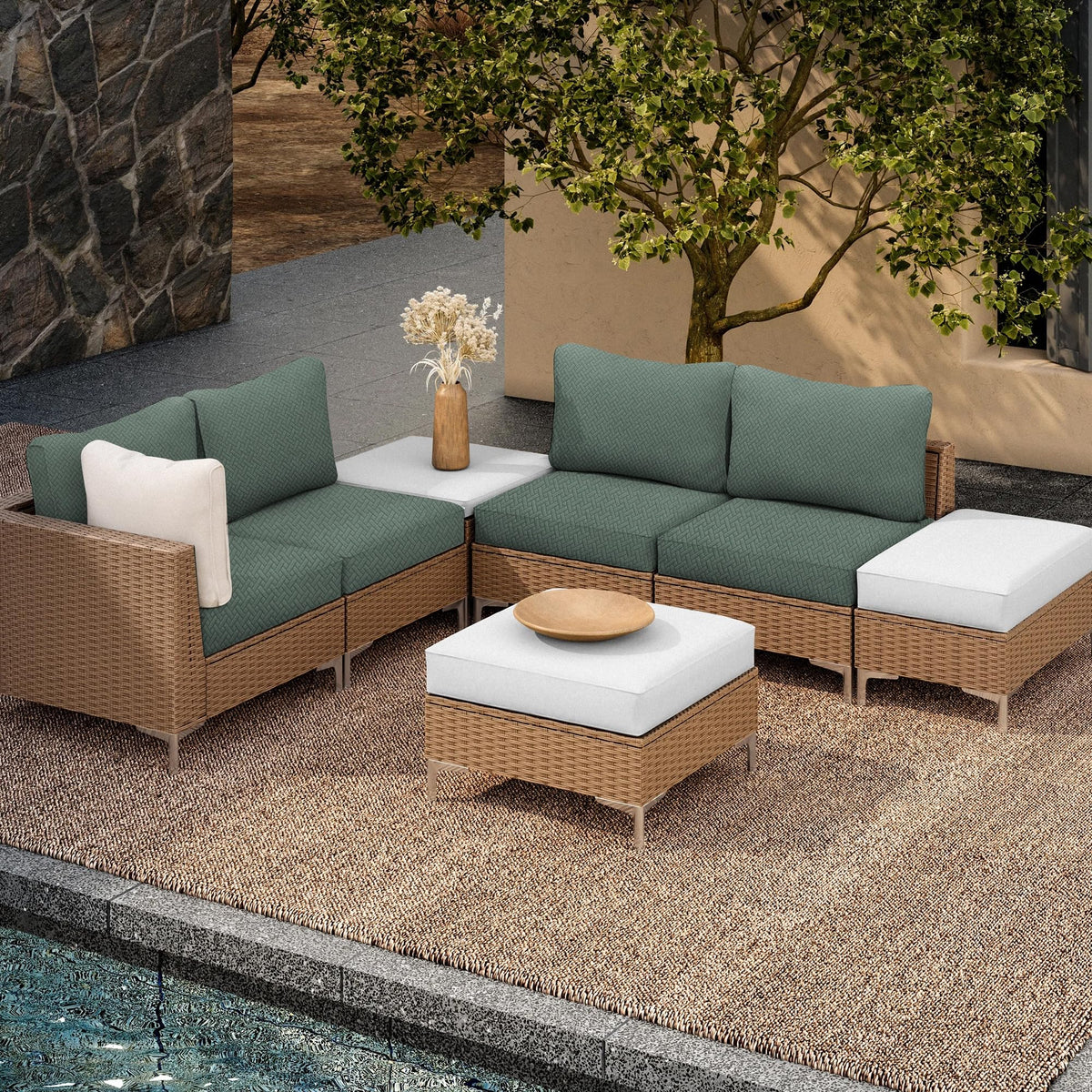 DREAHOTEXTIL machine-washable covers simplify maintenance after outdoor use