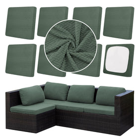 DREAHOTEXTIL outdoor cushion cover in matcha green protects cushions from weather