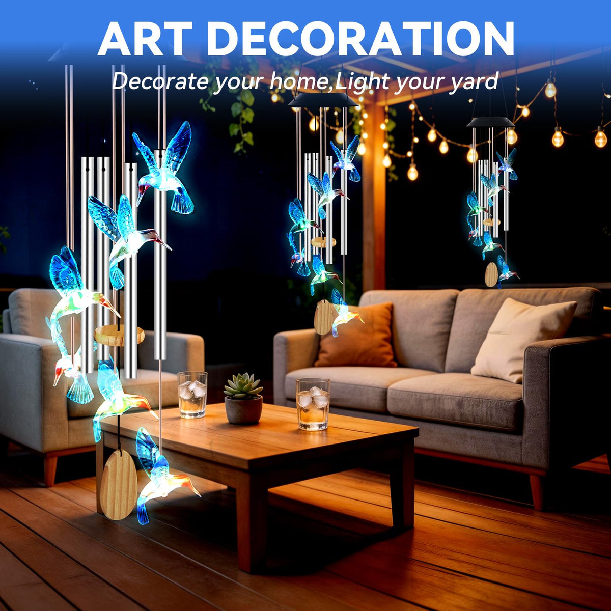 Dream Master hummingbird garden decor adds delicate charm to patios