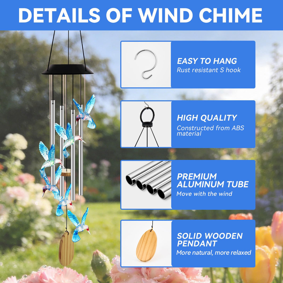 Dream Master Mothers Day gift wind chime for mom and grandma