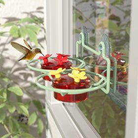 Clear nectar reservoirs help you monitor levels at a glance