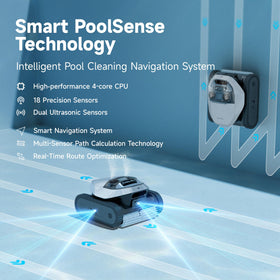 DREAME pool cleaner 9600mAh battery supports long runtimes for large pools