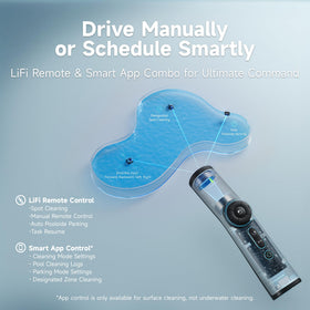 DREAME pool cleaner magnetic charging port for quick recharges