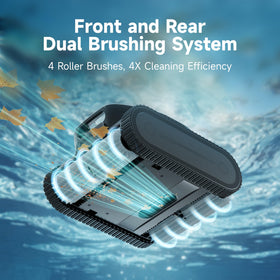 DREAME pool cleaner ultrasonic sensors with 3D light enable precise edge detection