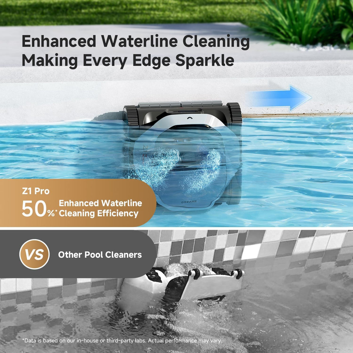 DREAME Z1 Pro auto-retrieval docks automatically for easy maintenance.