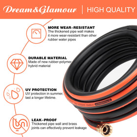 DREAM&GLAMOUR 7-function nozzle with ergonomic handle for versatile tasks