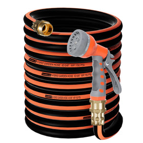 DREAM&GLAMOUR heavy-duty water hose 100ft no kink for smooth garden watering
