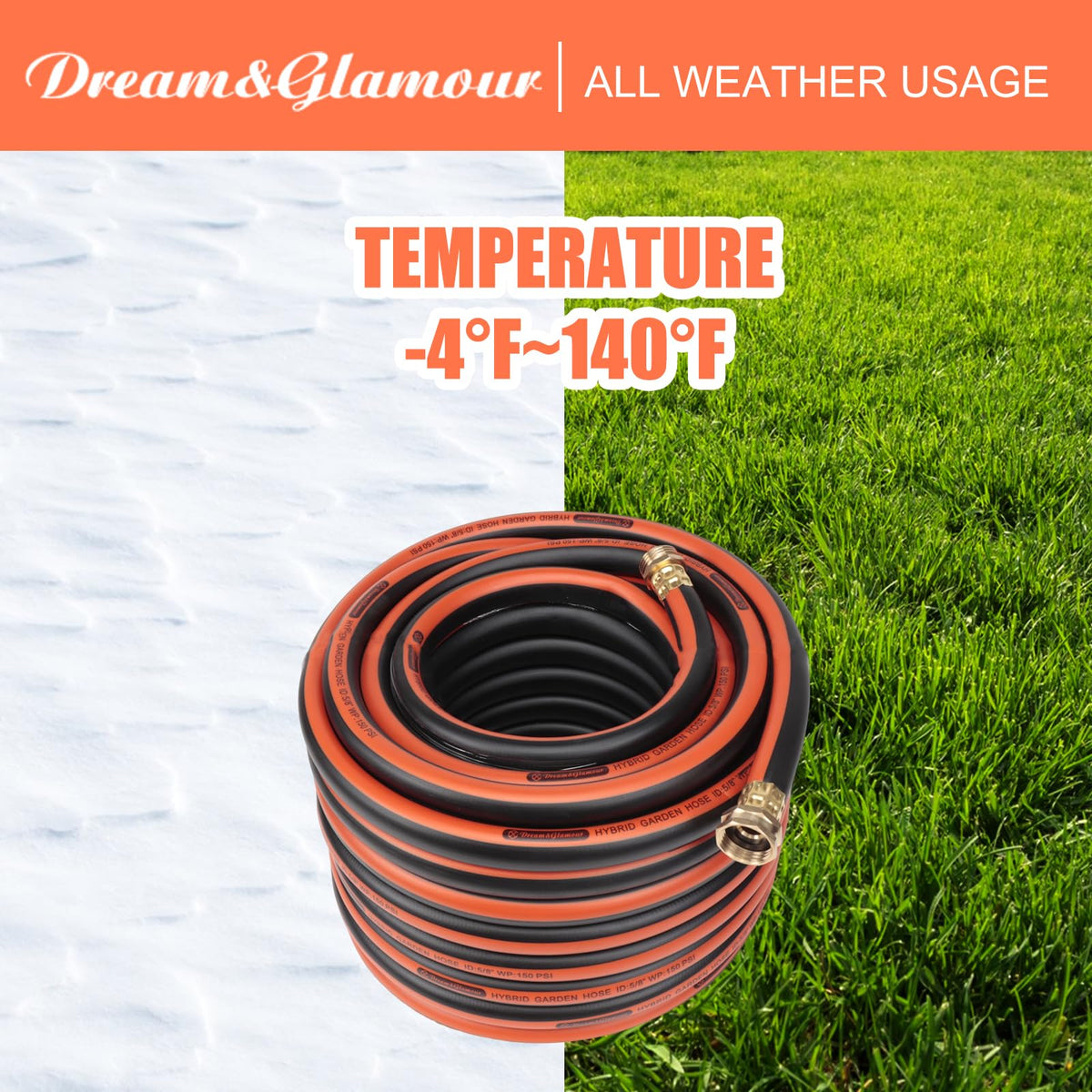 DREAM&GLAMOUR swivel end prevents twisting for quick connections