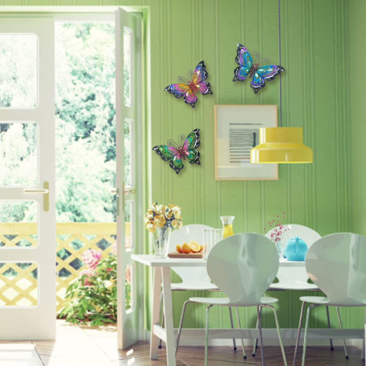 Dreamskip butterfly wall art living room decor brings whimsy