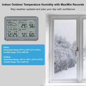 DreamSky atomic clock with WWVB keeps accurate time and auto DST updates.