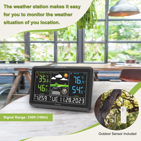 DreamSky atomic clock stays accurate with WWVB signal.