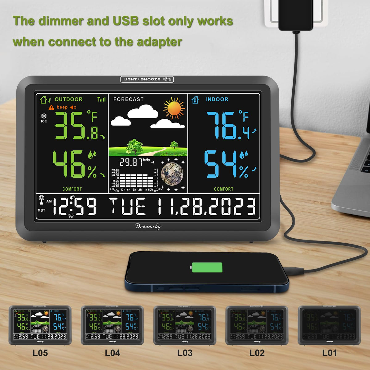DreamSky multi-sensor setup tracks multiple zones easily.