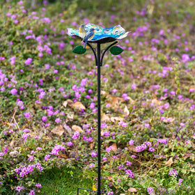 Dreamysoul easy install outdoor birdbath quick setup with no tools
