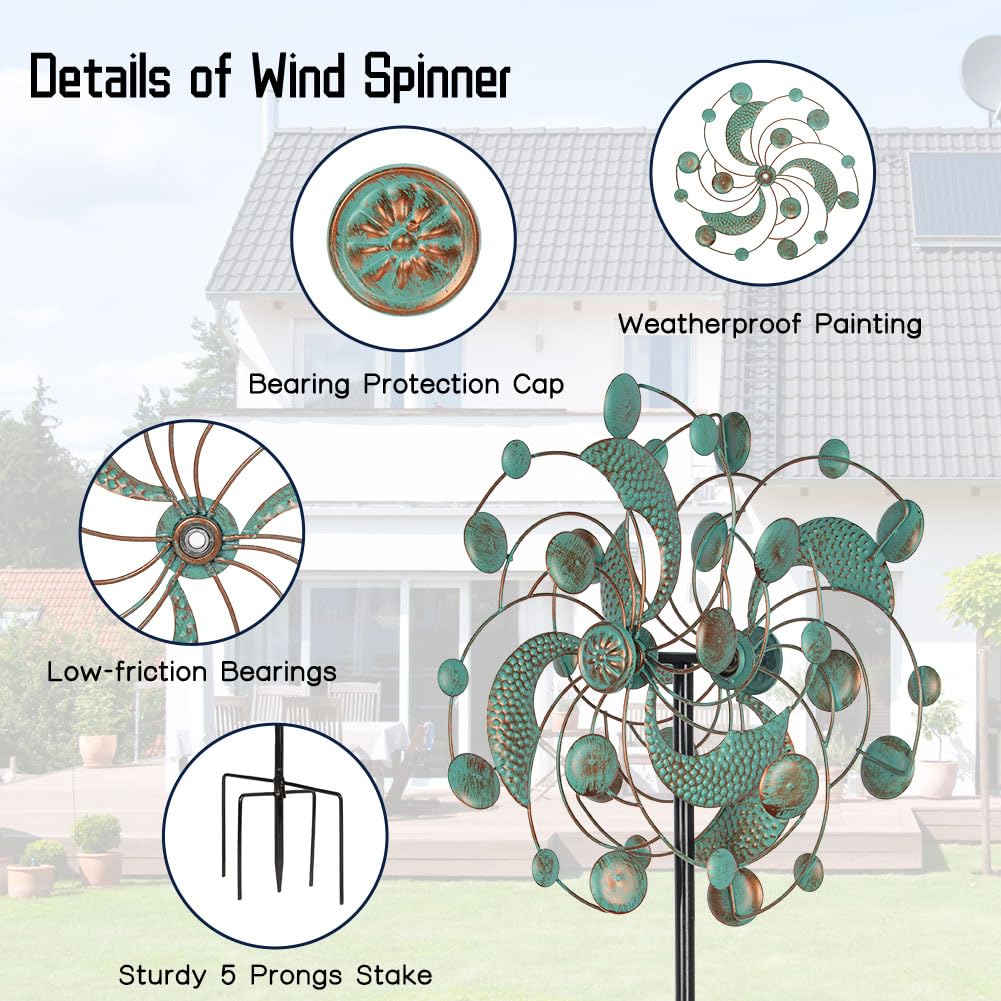 DREAMYSOUL wind spinner is easy to assemble with simple instructions.