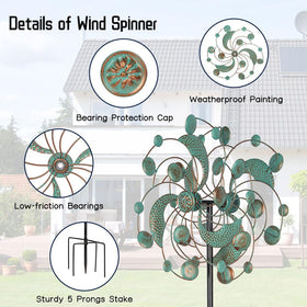 DREAMYSOUL wind spinner is easy to assemble with simple instructions.
