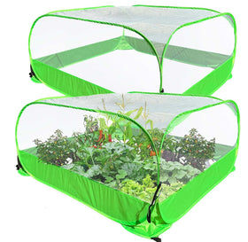 DredQcco pop-up plant cover 40x40x20 in protecting vegetables from pests