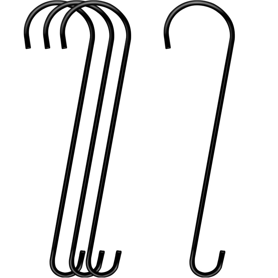 Dreecy 24-inch S-hook on a tree branch enables versatile outdoor hanging.