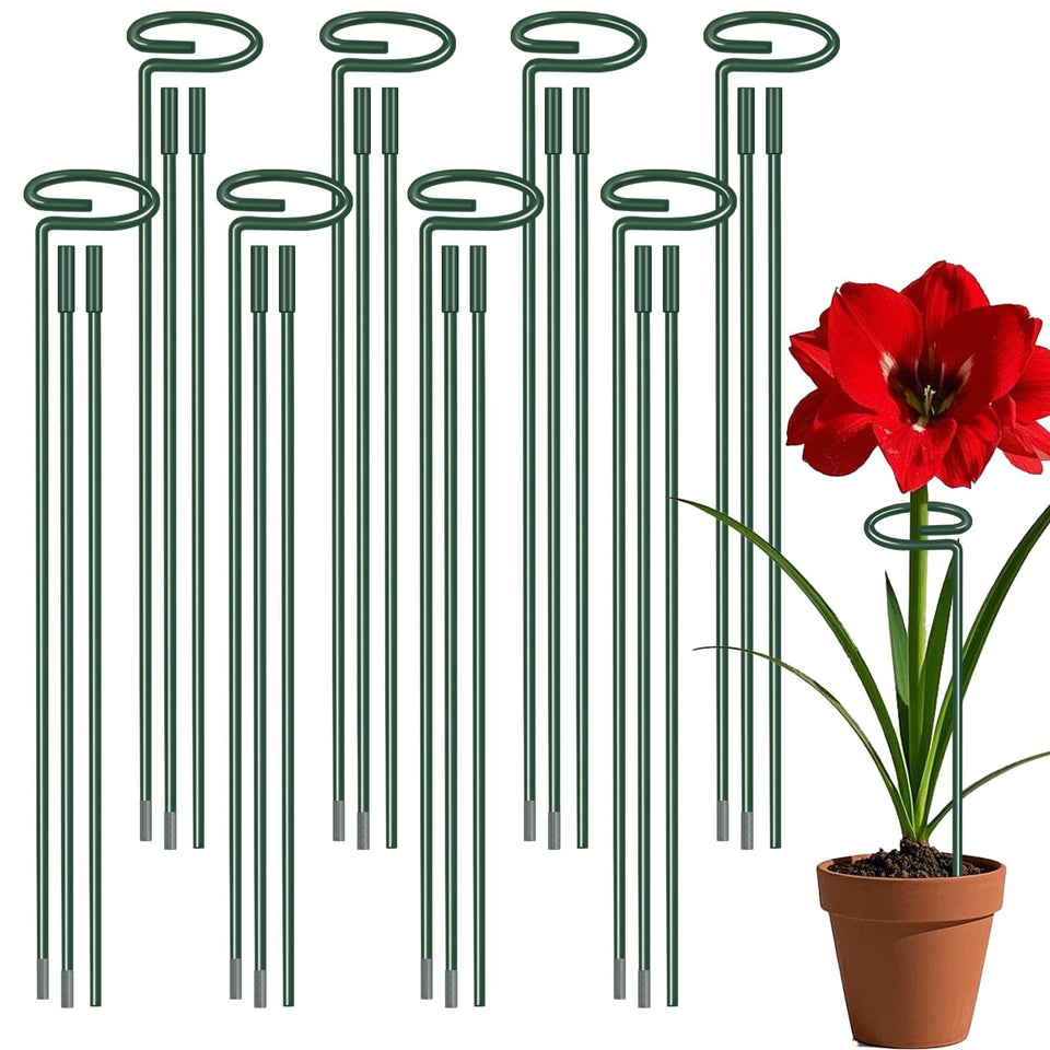 Dreecy 36-inch plant sticks provide tall support for outdoor growth.