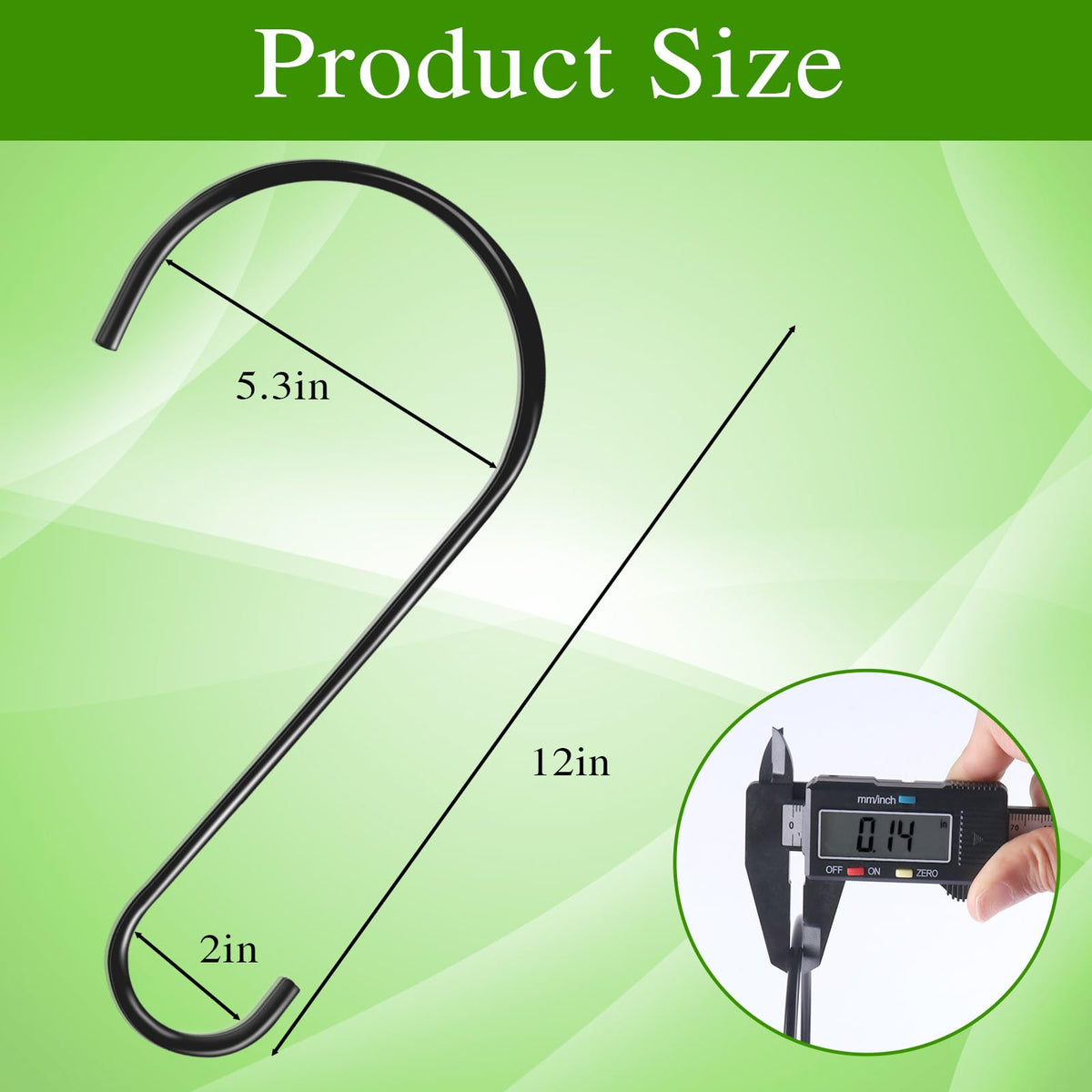 Dreecy bird feeder hook for outdoors supports feeders securely under any weather.