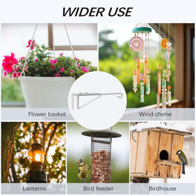 Dreecy versatile fence hook suitable for plants, lights, feeders, and decor.