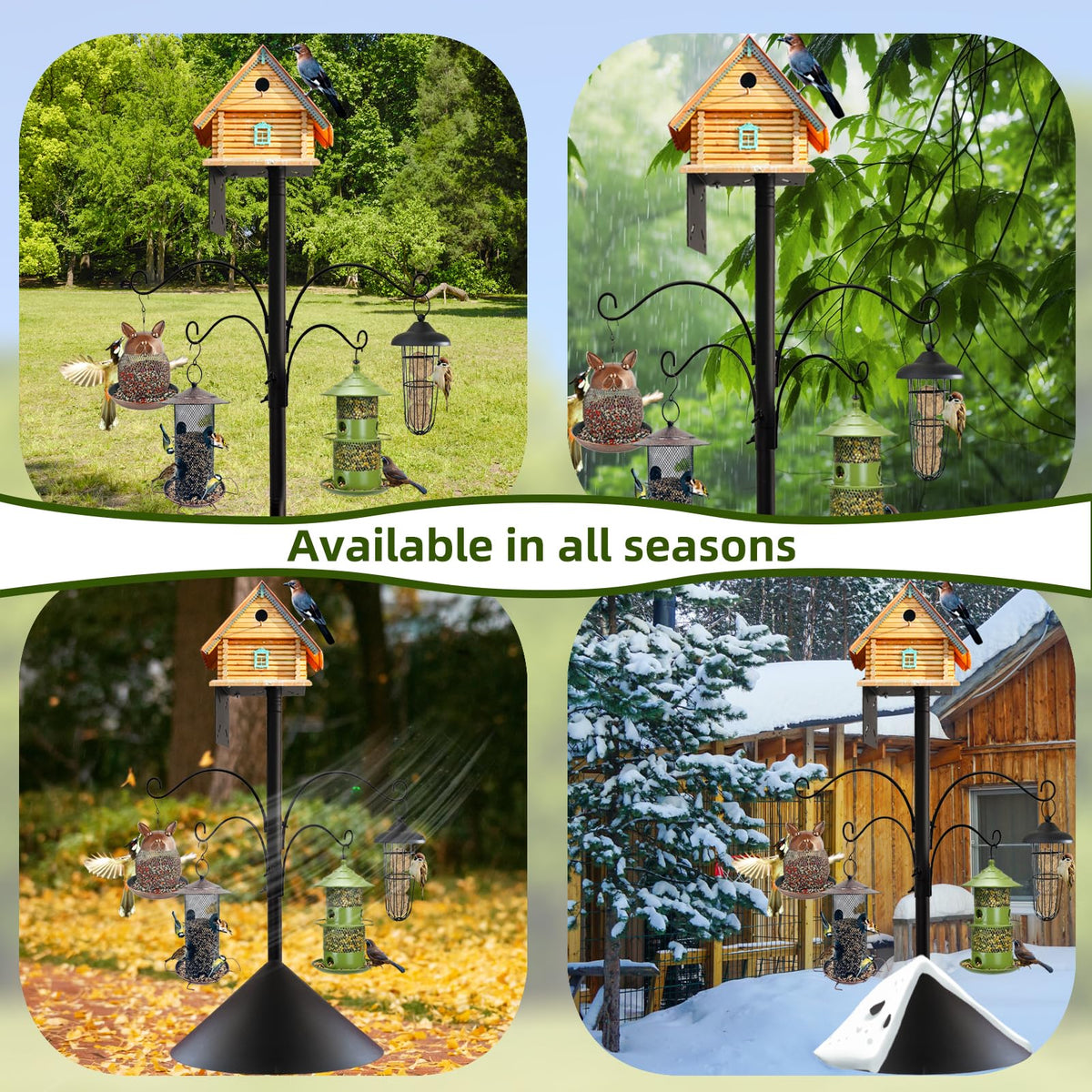 DreiPanda heavy duty 5 claw base for stable outdoor setup