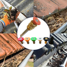 Dressica five-nozzle set for patio, car, and driveway cleaning
