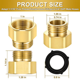 Dreyoo Arrowhead-compatible hose bib adapter restores full water output.
