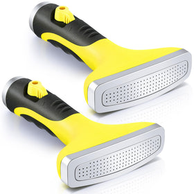 Dreyoo Fan Nozzle front view highlights fast, even spray for quick garden irrigation.