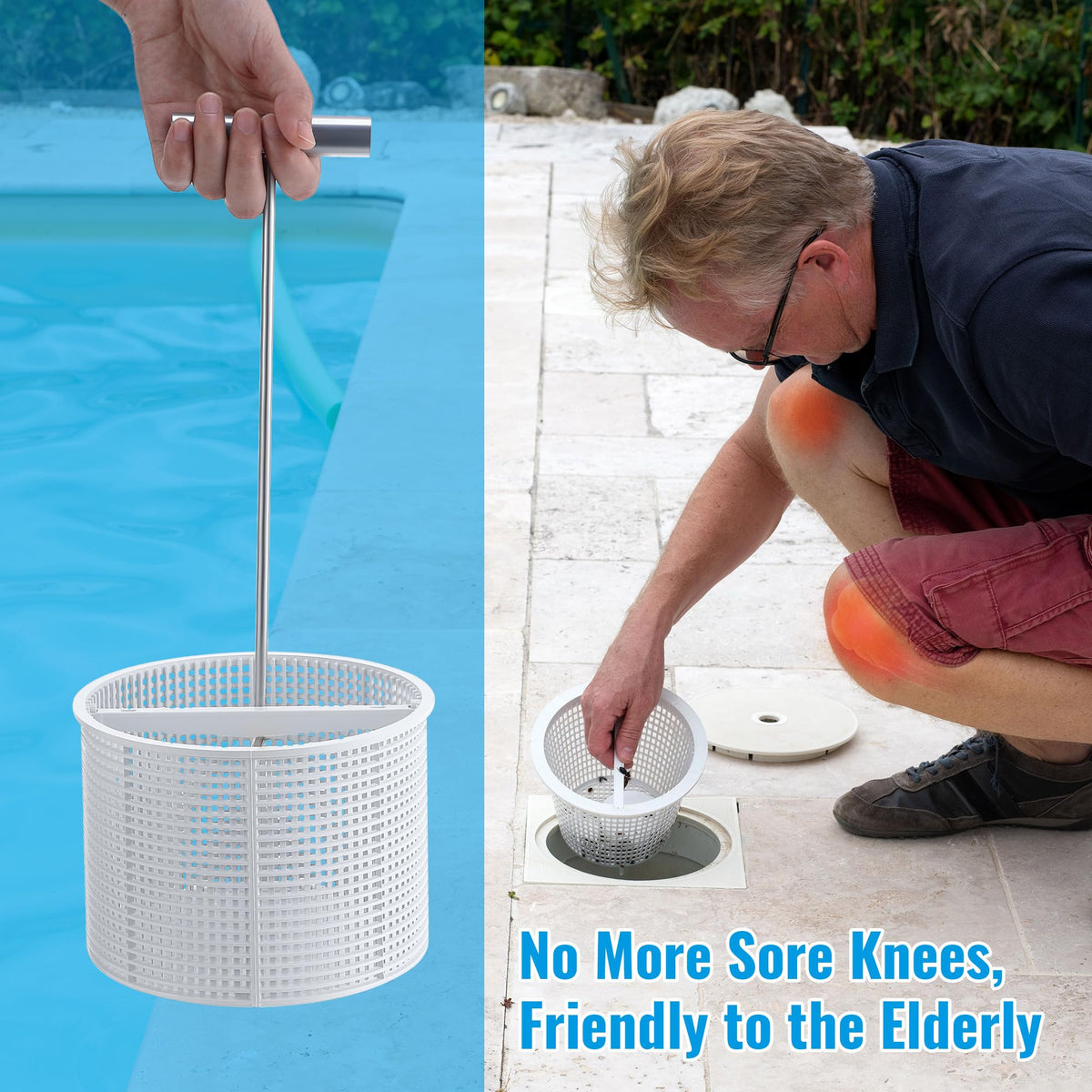 Dreyoo hand protection with long reach keeps hands clean.