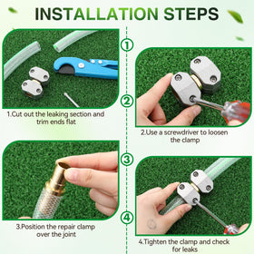 Dreyoo hose mender outdoor use shows durable, stable water flow.