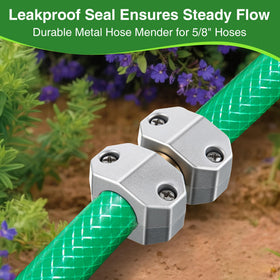 Dreyoo hose mender 3/4-inch connector highlighting sturdy build.