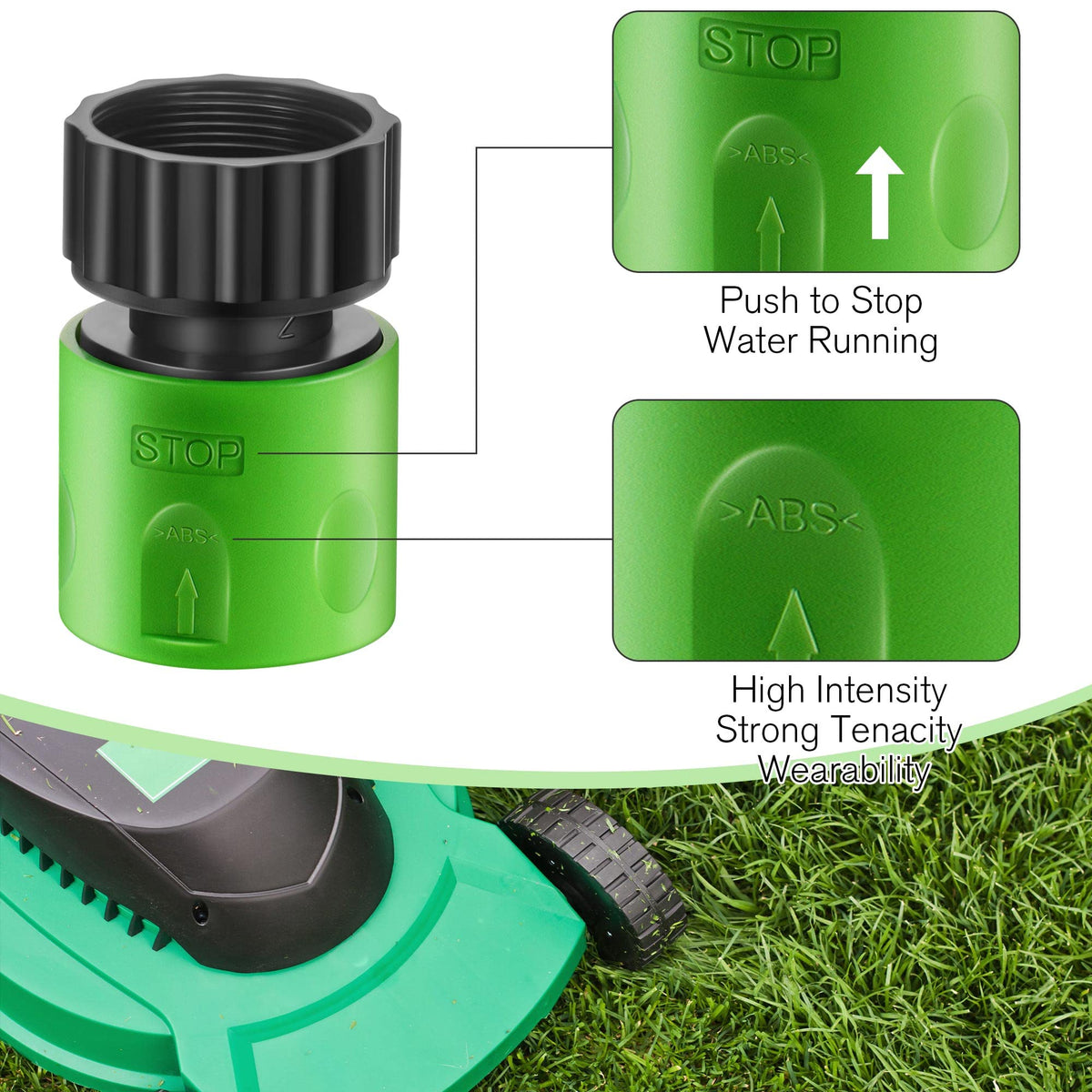 Dreyoo stainless steel nut secures components during cleaning