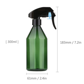 Driew transparent body sprayer shows liquid levels during gardening tasks