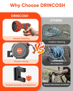 DRINCOSH brass leader hose fittings ensure leak-free connections.