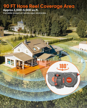 DRINCOSH hose diameter 5-8 inch delivers faster water flow for efficient watering.